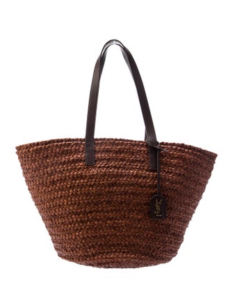 Saint Laurent Raffia Tote