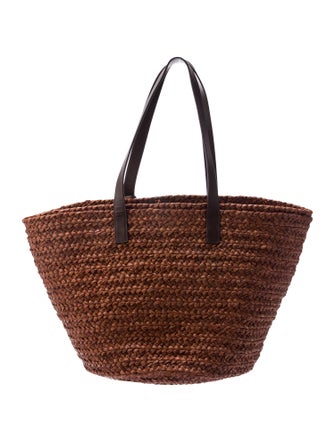 Saint Laurent Raffia Tote