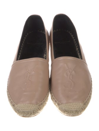 Saint Laurent Leather Espadrilles