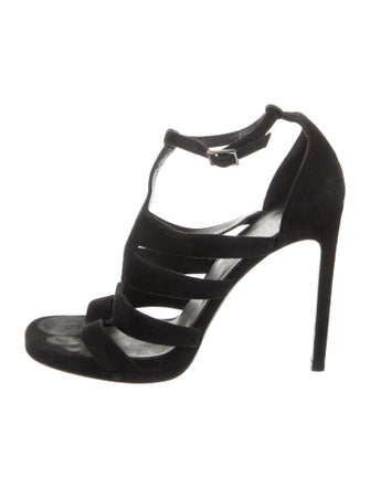 Saint Laurent Suede Sandals