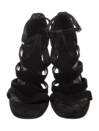 Saint Laurent Suede Sandals