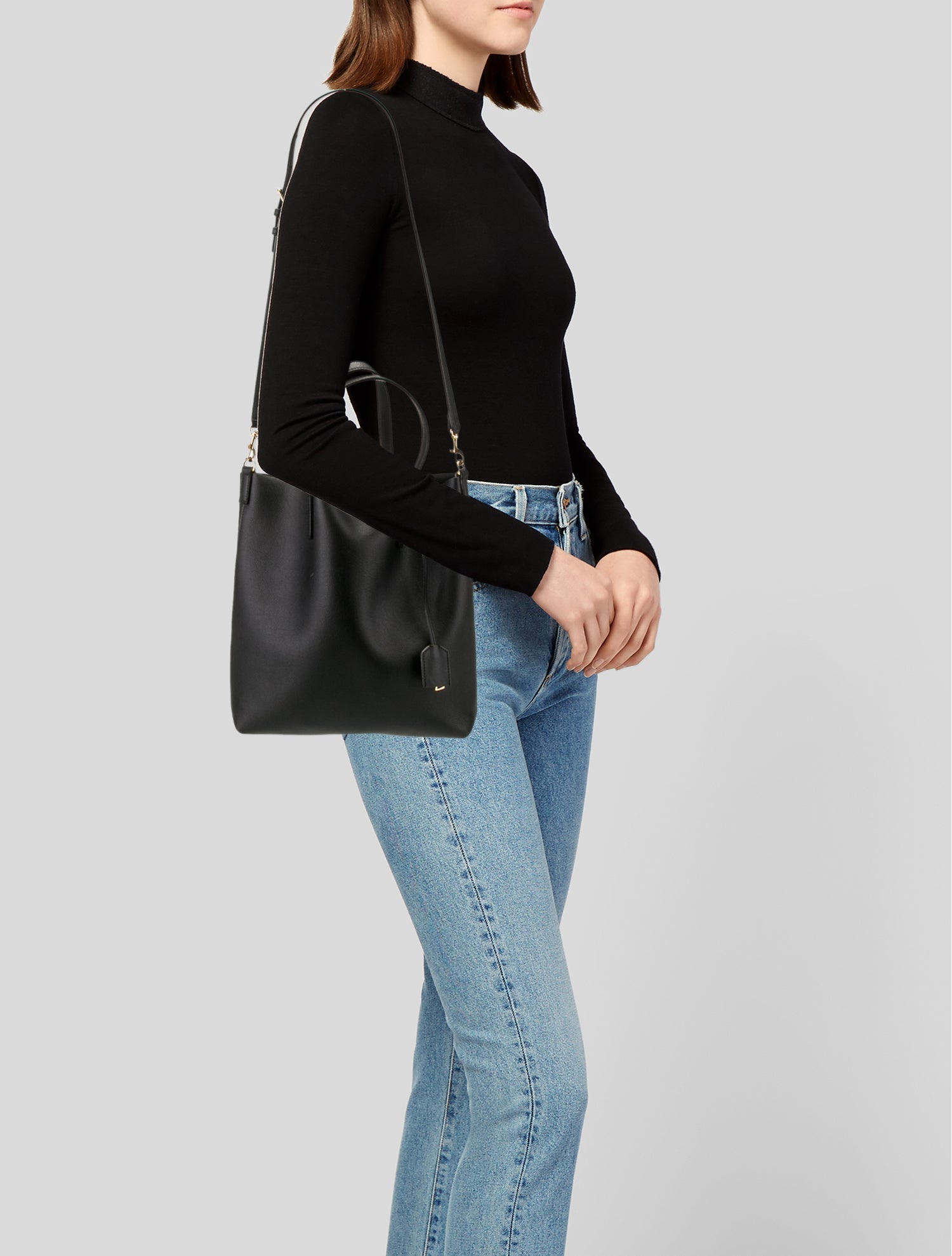Saint Laurent Leather Bucket Bag Toy