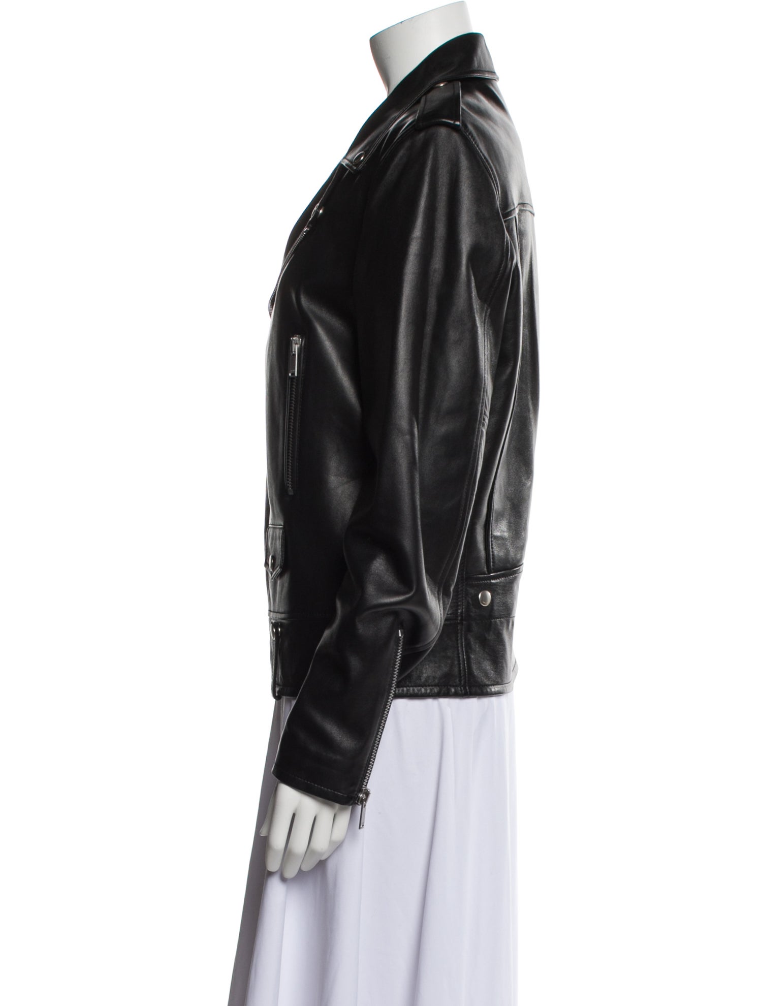 Saint Laurent Leather Biker Jacket