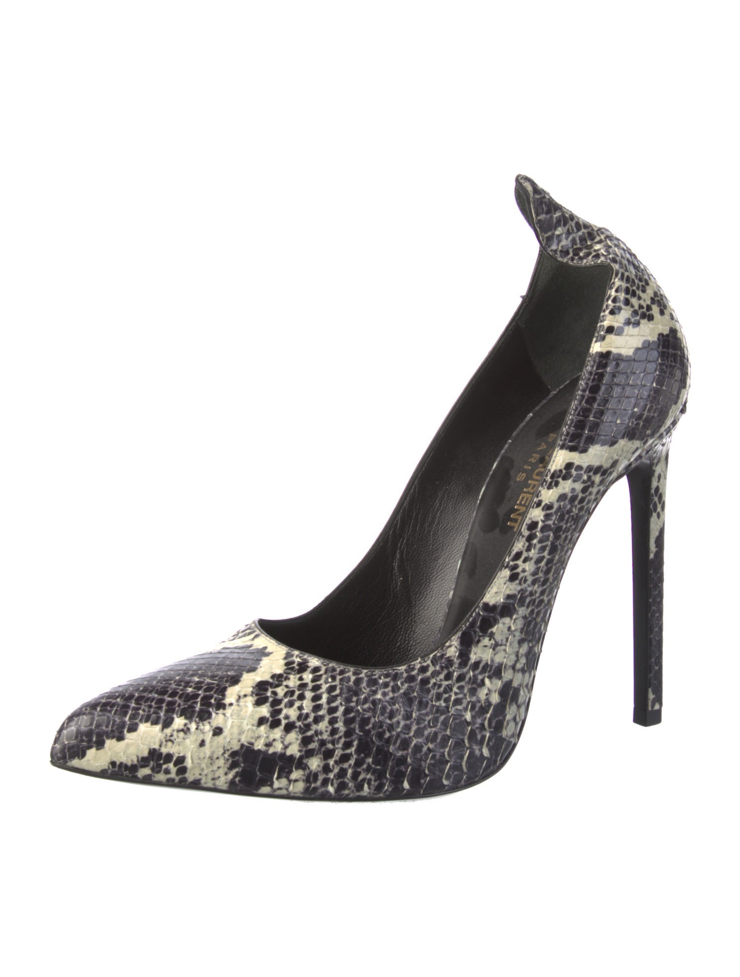 Saint Laurent Snakeskin Animal Print Pumps