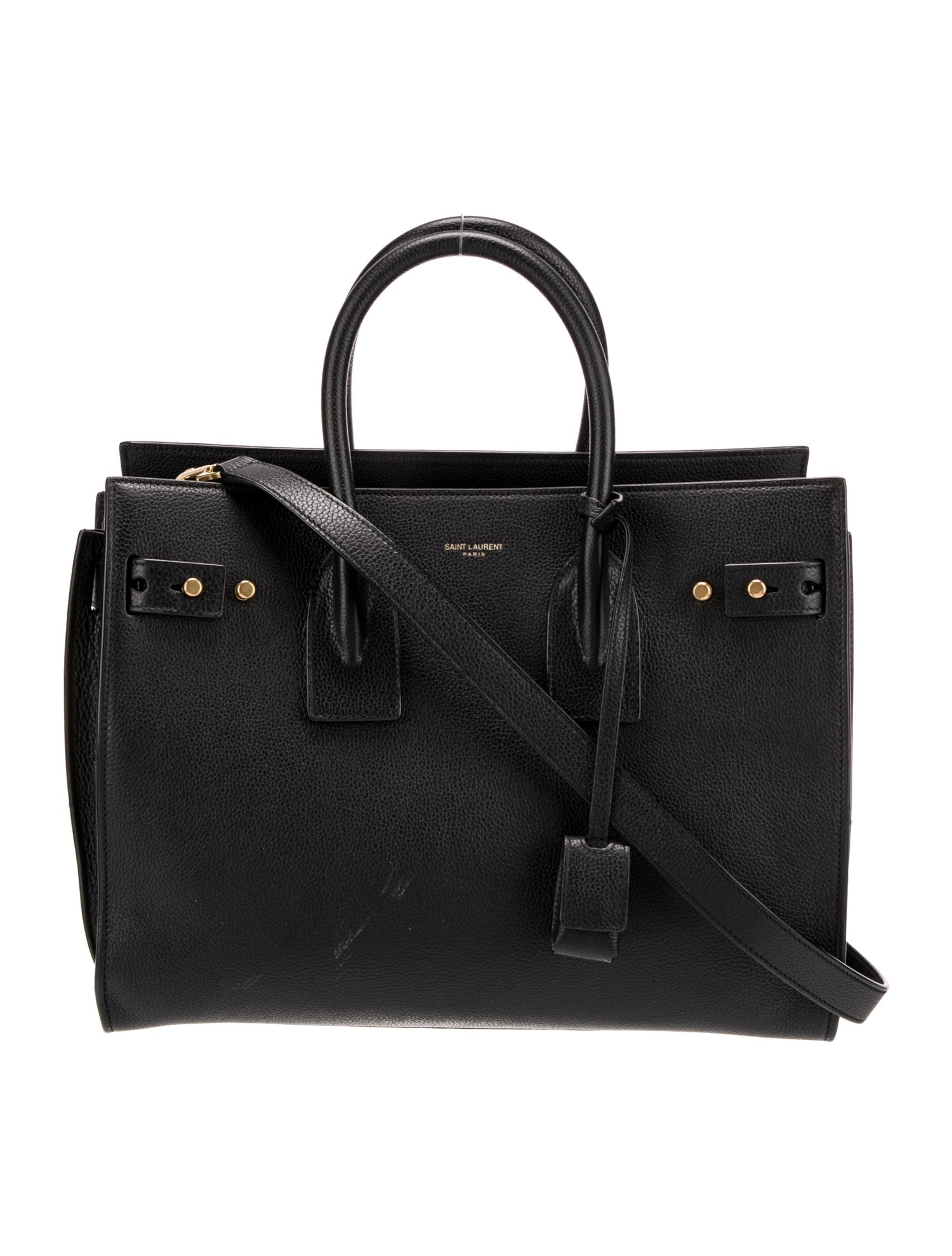 Saint Laurent Leather Sac De Jour 2024