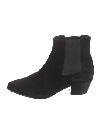 Saint Laurent Suede Chelsea Boots