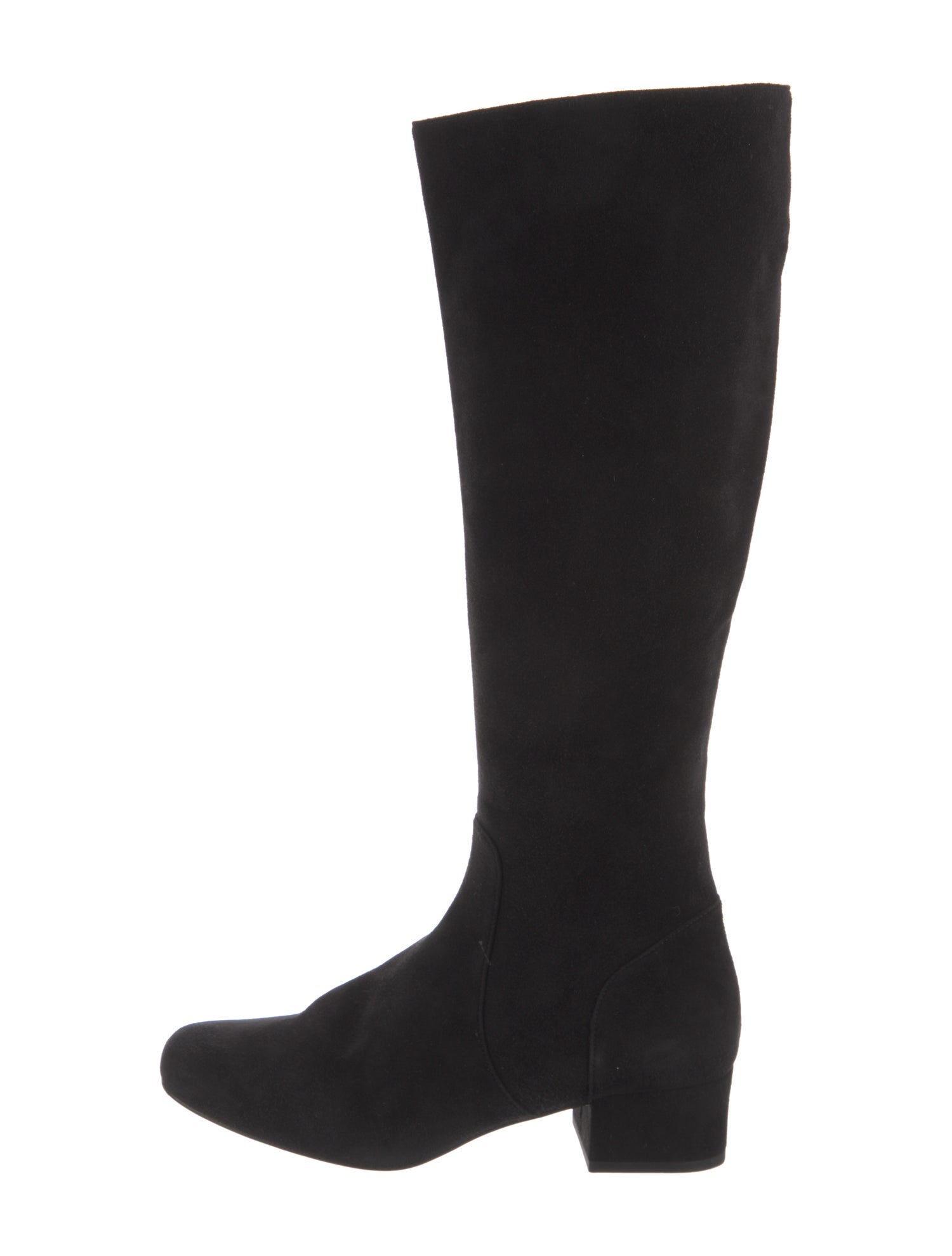 Saint Laurent Suede Riding Boots