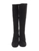 Saint Laurent Suede Riding Boots