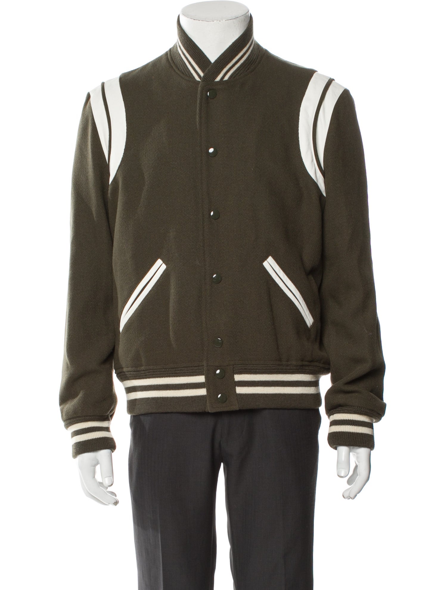 Saint Laurent 2017 Teddy Varsity Jacket