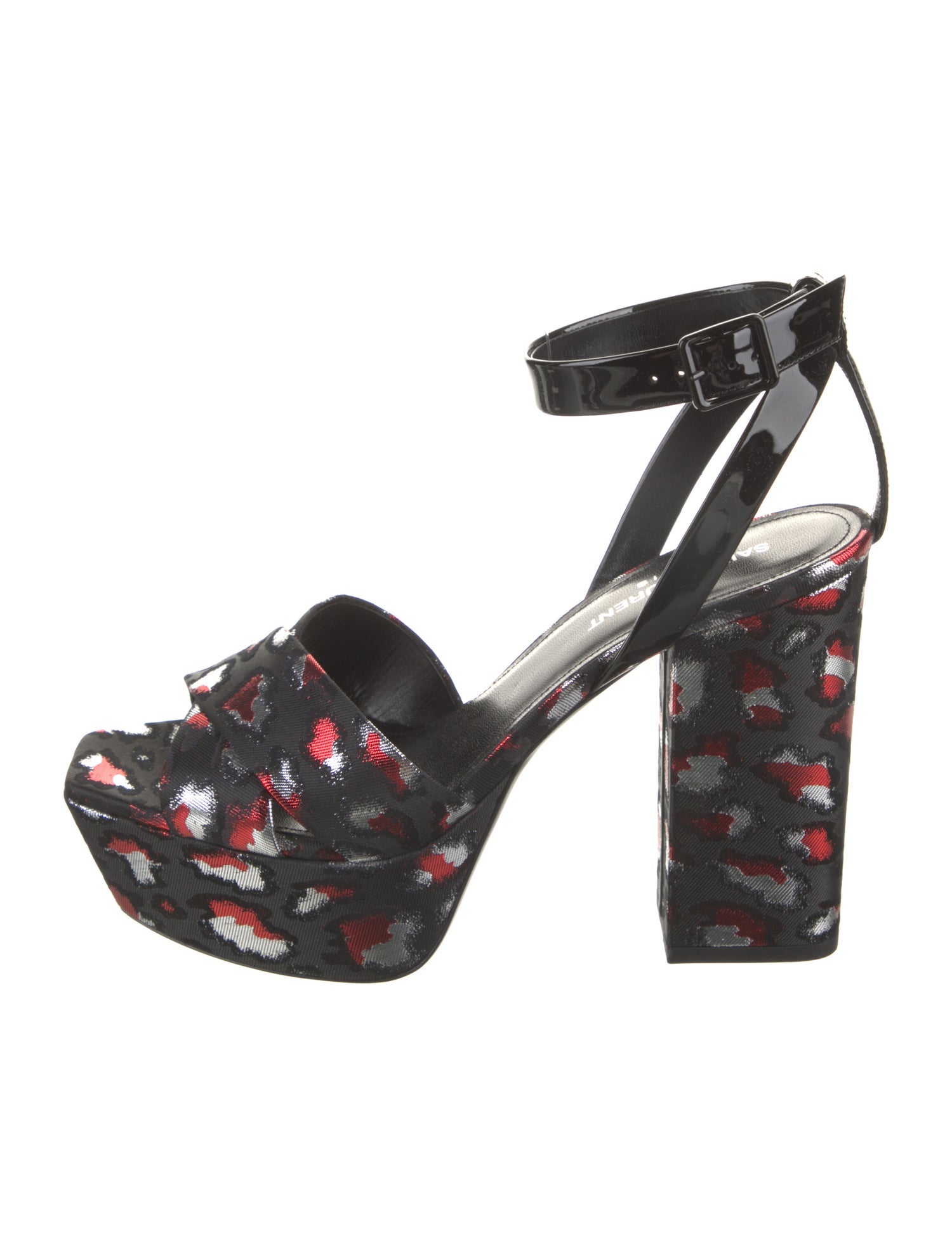 Saint Laurent Printed Sandals w/ Tags