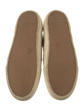 Saint Laurent Suede Animal Print Flats