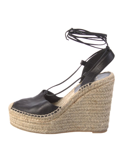 Saint Laurent Leather Espadrilles