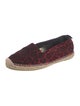 Saint Laurent Canvas Animal Print Espadrilles