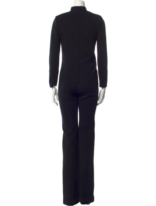 Saint Laurent Wool Mock Neck Jumpsuit