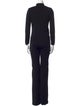 Saint Laurent Wool Mock Neck Jumpsuit