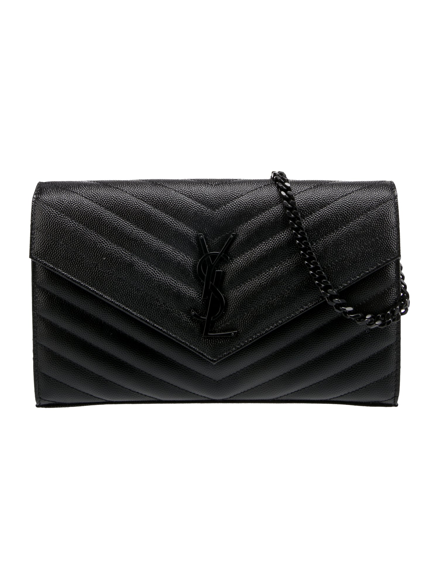 Saint Laurent Leather Cassandre 2022