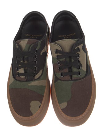 Saint Laurent Canvas Printed Sneakers