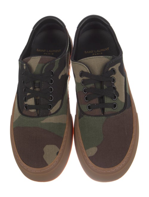 Saint Laurent Canvas Printed Sneakers