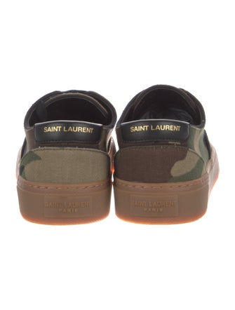 Saint Laurent Canvas Printed Sneakers