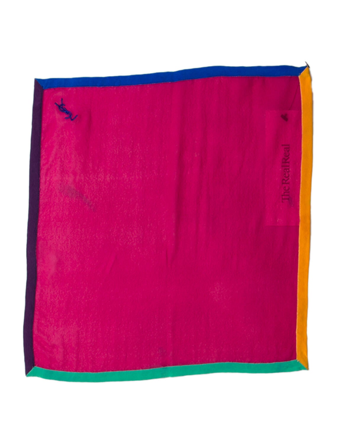 Saint Laurent Colorblock Pattern Scarf