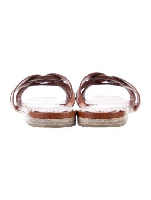 Saint Laurent Leather Slides