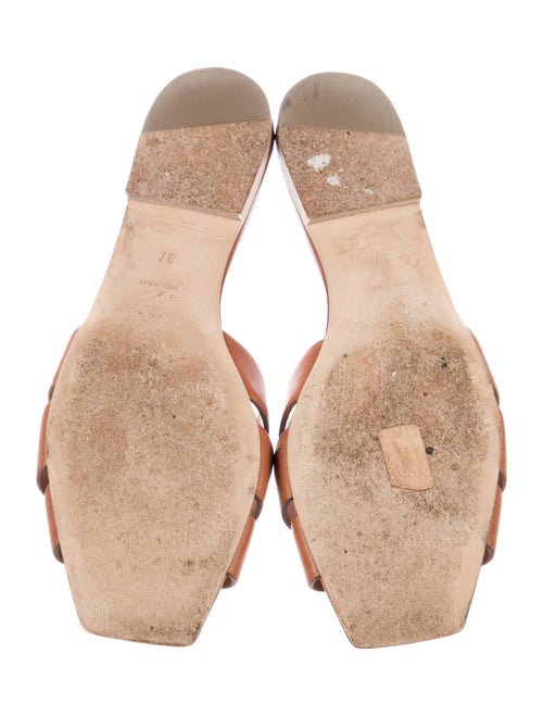 Saint Laurent Leather Slides