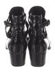 Saint Laurent Patent Leather Combat Boots