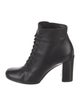 Saint Laurent Leather Lace-Up Boots