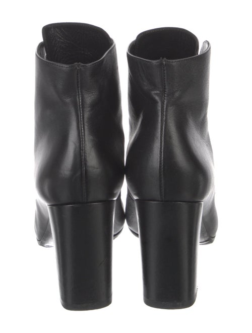 Saint Laurent Leather Lace-Up Boots