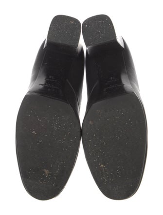 Saint Laurent Leather Lace-Up Boots