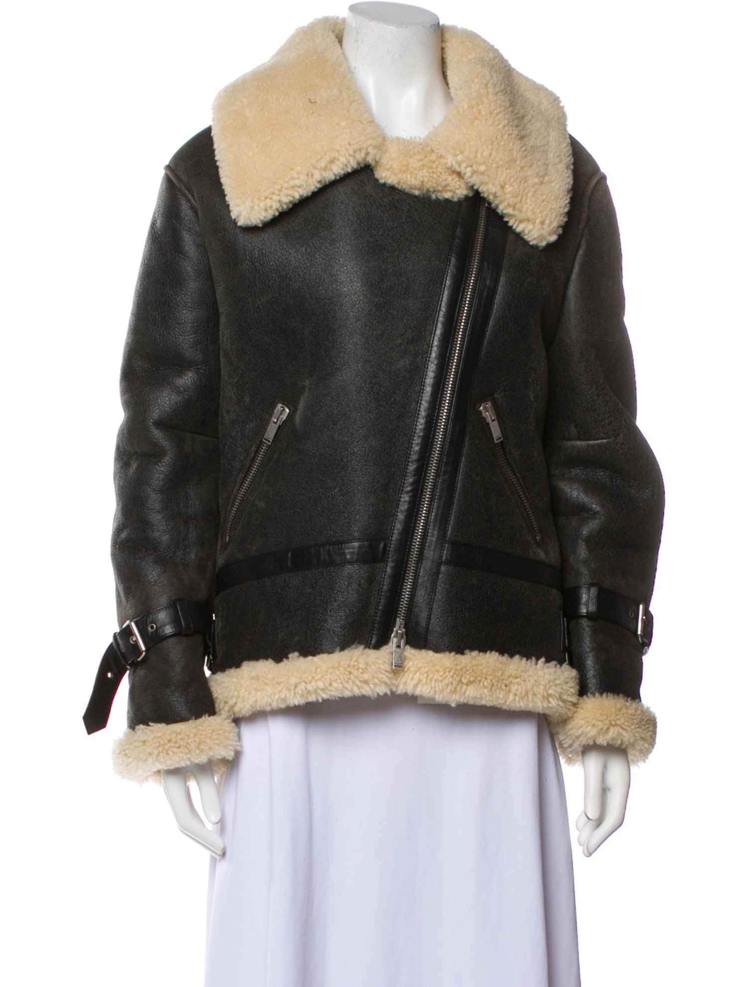 Saint Laurent 2023 Lambskin Fur Jacket w/ Tags