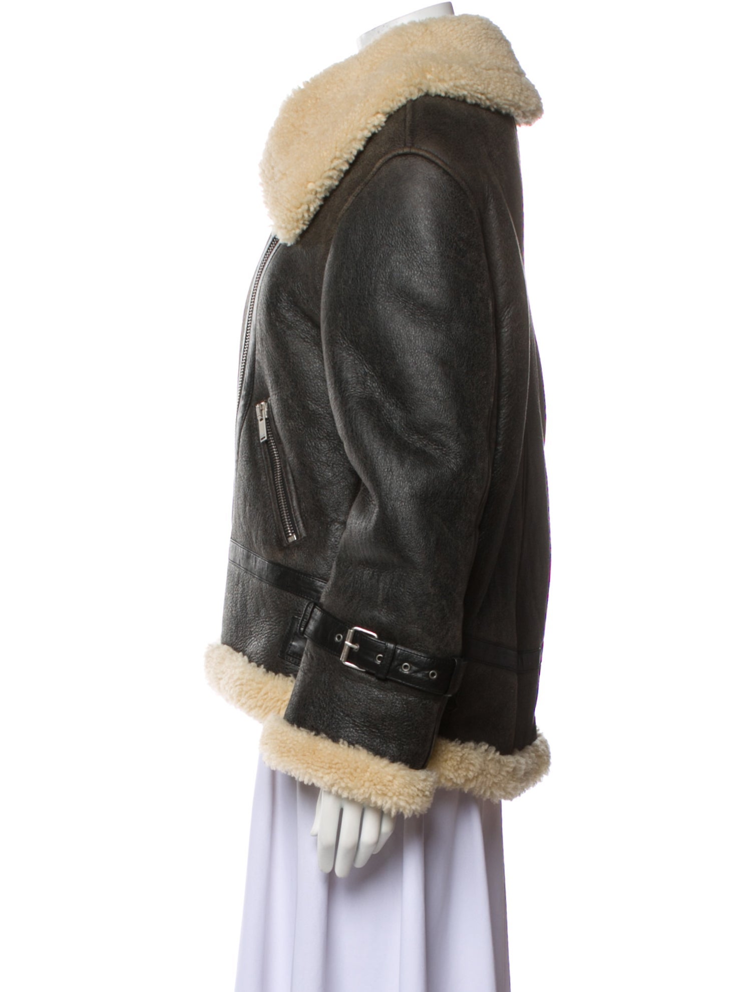 Saint Laurent 2023 Lambskin Fur Jacket w/ Tags