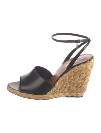 Saint Laurent Leather Espadrilles