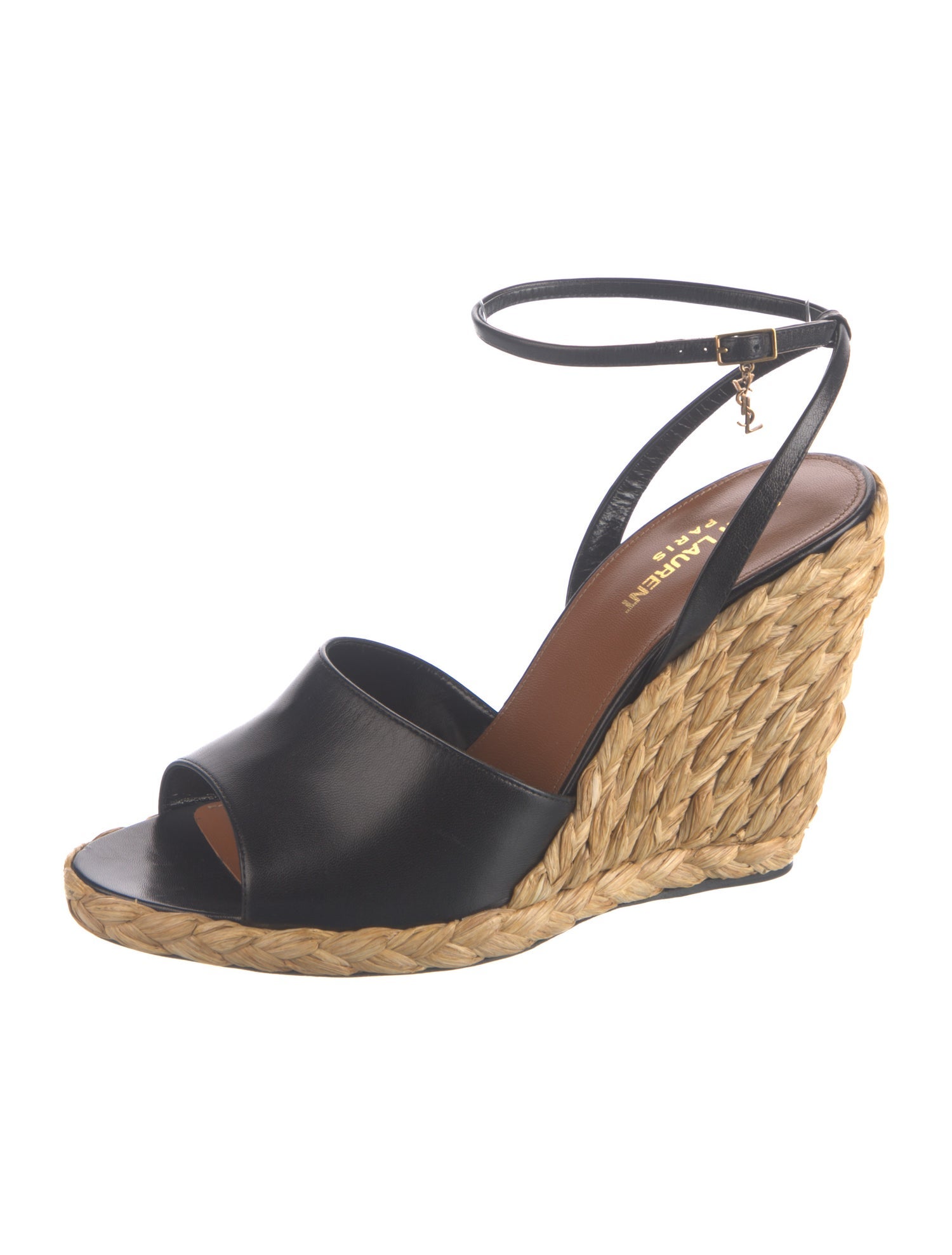 Saint Laurent Leather Espadrilles