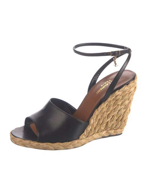 Saint Laurent Leather Espadrilles