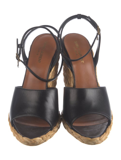 Saint Laurent Leather Espadrilles