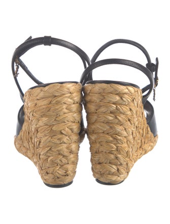 Saint Laurent Leather Espadrilles