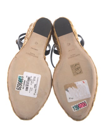 Saint Laurent Leather Espadrilles