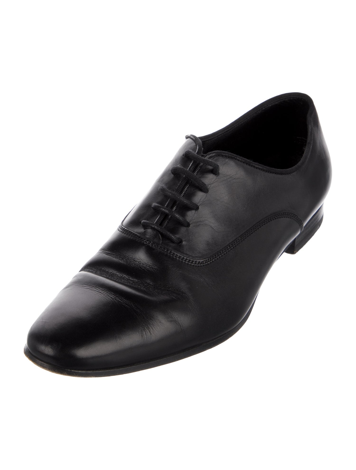 Saint Laurent Leather Oxfords