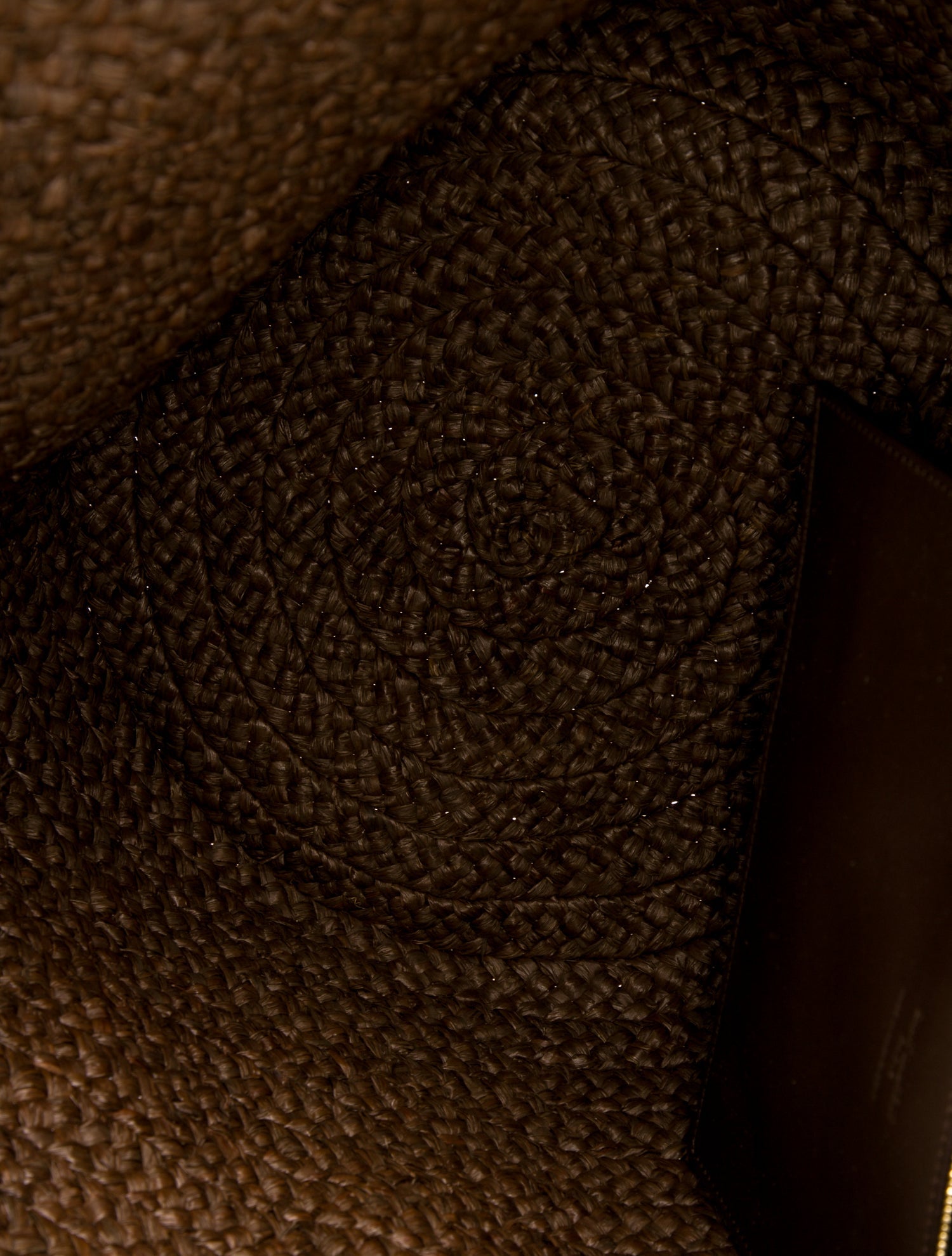 Saint Laurent Raffia Panier