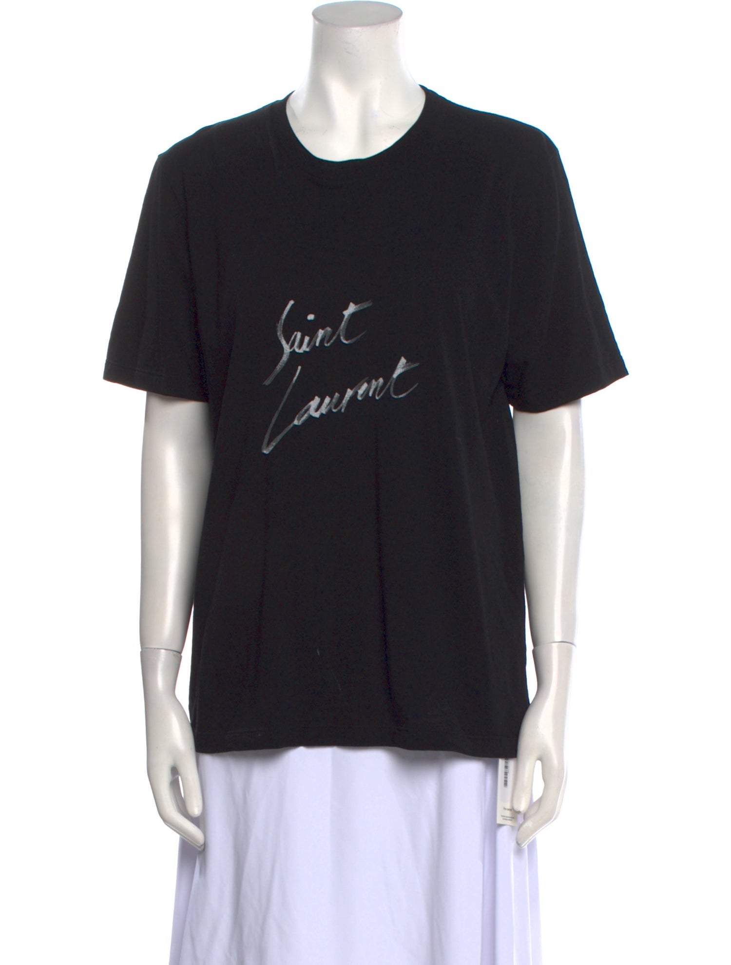 Tシャツ・カットソー Saint Laurent Crew-Neck T-Shirt Saint Laurent crew-neck T-shirt | Grey | FARFETCH