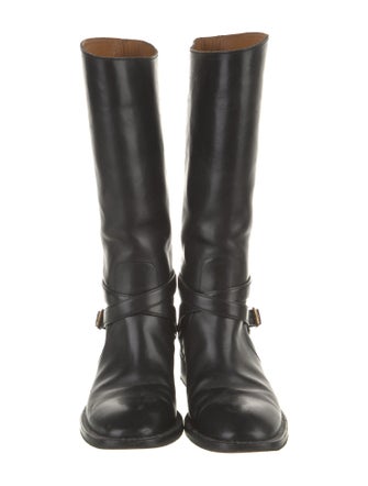 Saint Laurent Leather Riding Boots