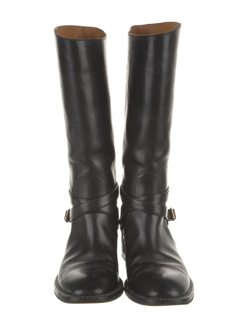 Saint Laurent Leather Riding Boots
