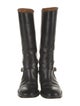 Saint Laurent Leather Riding Boots