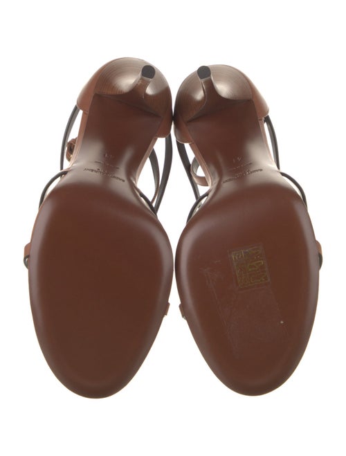 Saint Laurent Leather T-Strap Sandals