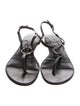 Saint Laurent Leather T-Strap Sandals