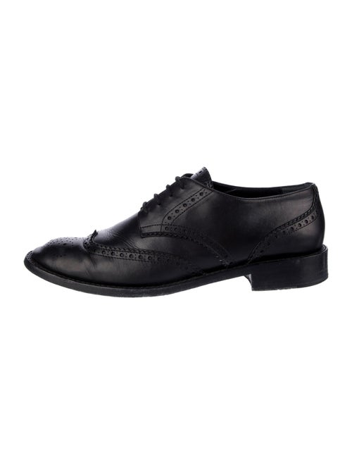 Saint Laurent Leather Lasercut Accents Brogues