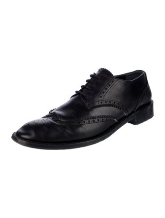 Saint Laurent Leather Lasercut Accents Brogues