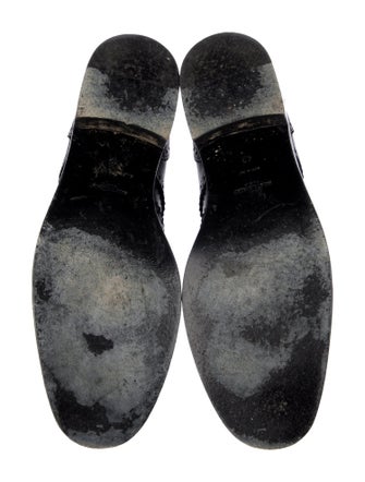Saint Laurent Leather Lasercut Accents Brogues
