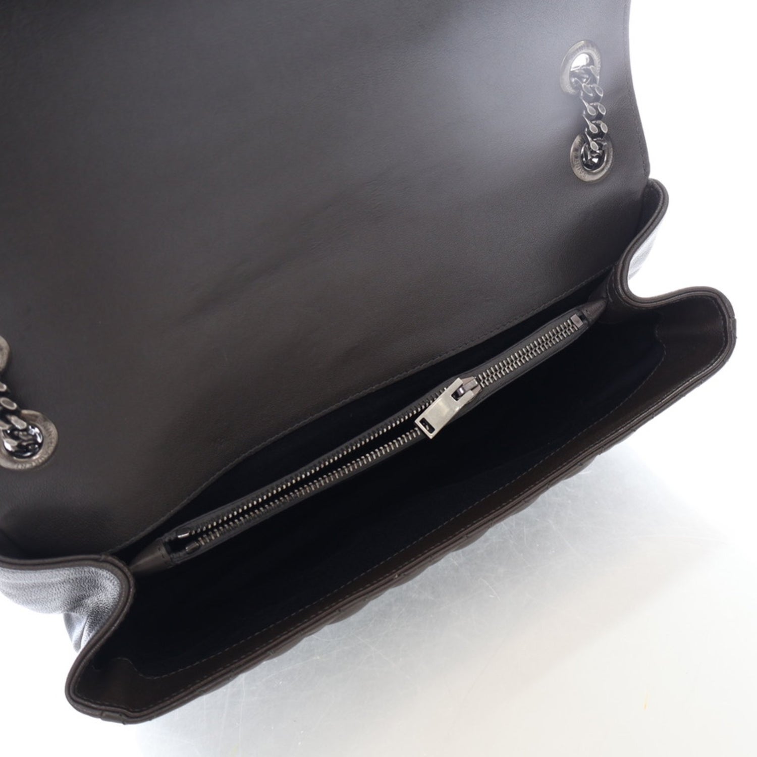 Saint Laurent Calfskin Triquilt Large